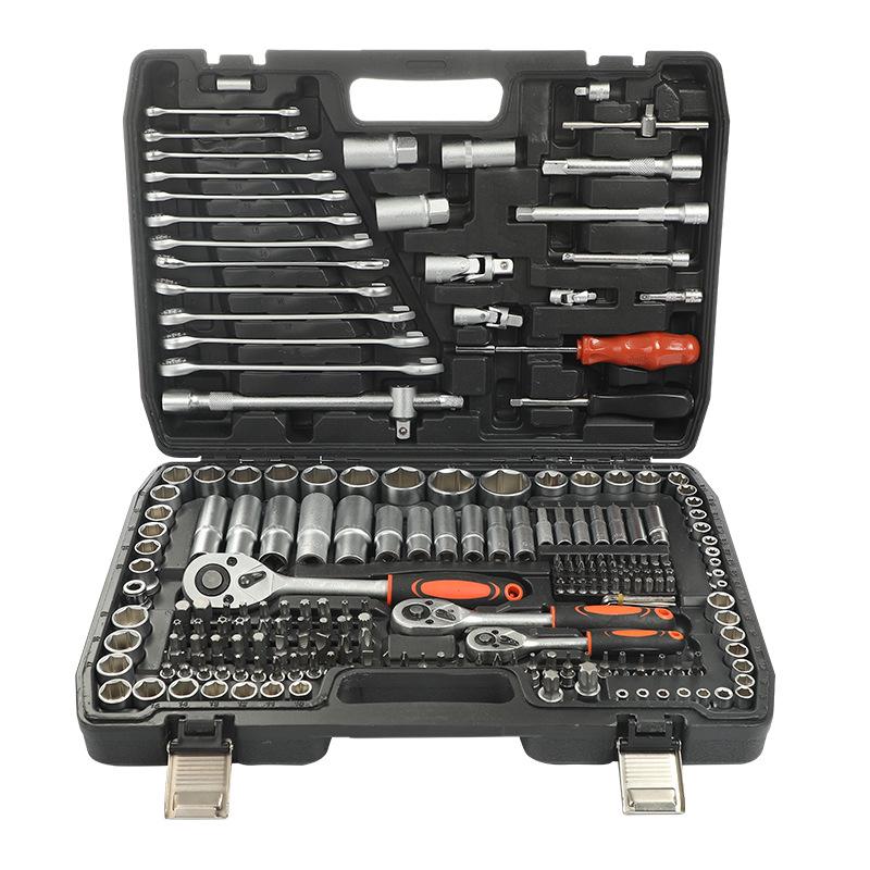216-Piece Socket & Ratchet Wrench Tool Set for Auto Repair