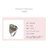 Adjustable Open Ring With Motif Vintage Tibetan Nepalese Style Handmade Copper Plated Unisex Finger