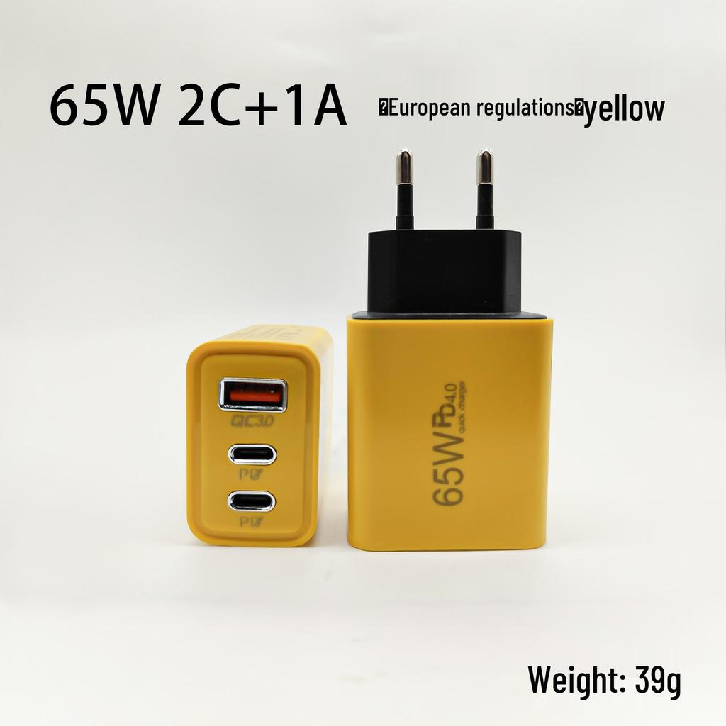 120W Multi-Port Fast Charger: Dual USB & Dual Type-C, US & EU Compatible