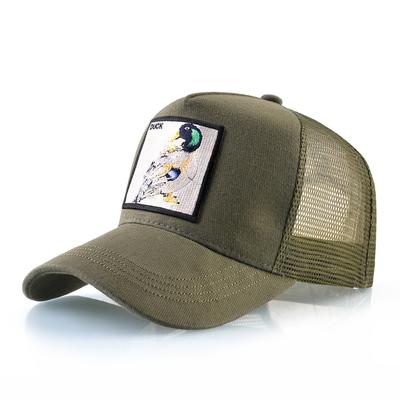 Priedušná sieťovaná šiltovka Four Seasons Beach Ležérny bejzbalový klobúk Snapback Hip Hop Bone Casquette Muži Trucker Cap Duck Patch