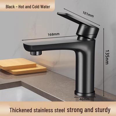 YIXI Rostfritt Stål Varmt & Kallt Kran