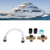 RV Water Heater Hose Kit, Diverter Kit with Hose and Valves, Easy Winterizing, Compatible with Most Common RV Water Heaters