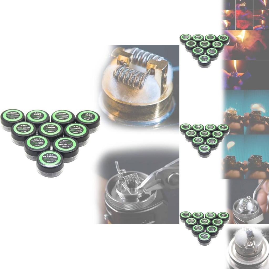 Alien Clapton Coil Rda Heating Wire For Vape Enthusiasts Fueling Cloud Chasing