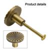 6pcs Antique Drawer Handles Cabinet Pulls Round Flower Design Handles Furniture Handles Wardrobe Knob Cupboard Door Hardware