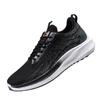 New Men's Casual Shoes Soft Sole Lightweight Breathable Flyknit Shoes Fashion Men's Teenagers Outdoor Running Shoes
