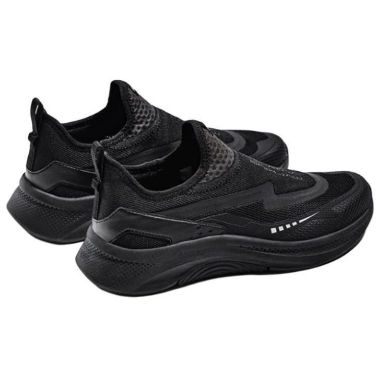 Anta Shock Absorbing Wear Resistant Low Top Casual Shoes Men sneakers Black 912427702-4