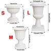 Mini Flowerpot Plastic Standing Succulent Planter Pot Pedestal Style Nordic Style Decorative Vase