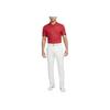 Nike Solid Color Logo Print Collar Short Sleeve Polo Men Red DR5327-687