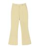 RAMU STUDIO Cica Setup Cutout Bootcut Elastic Waist Slacks Lemongrass Cica05Lg