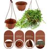 Lot de 14 chaînes de pots de fleurs en plastique pour plantes, support de jardinière à suspendre, décoration de balcon