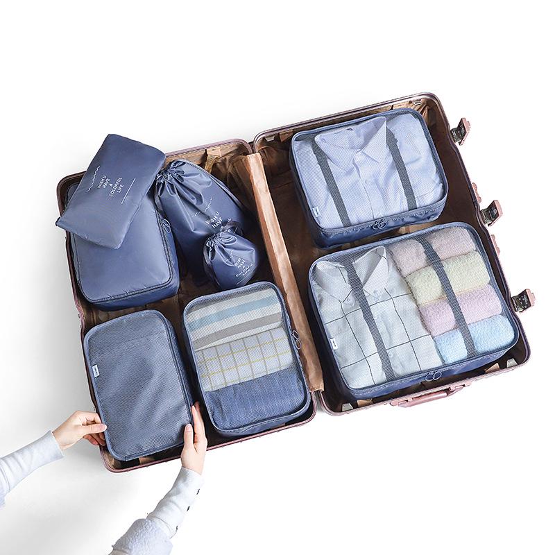 Travel Storage Set: Cross-Border Drawstring Bags for Luggage, Shoes, Underwear, and Clothes Organizer