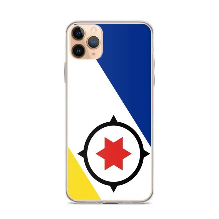 Coque iPhone - Bonaire - Drapeau - Souple - Multicolore - Compatible iPhone 11 Pro Max