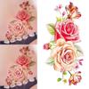 Roos Vlinder Bloem Tijdelijke Tatoeage Stickers Waterdicht Bloemen Nep Tatoeages Make-up