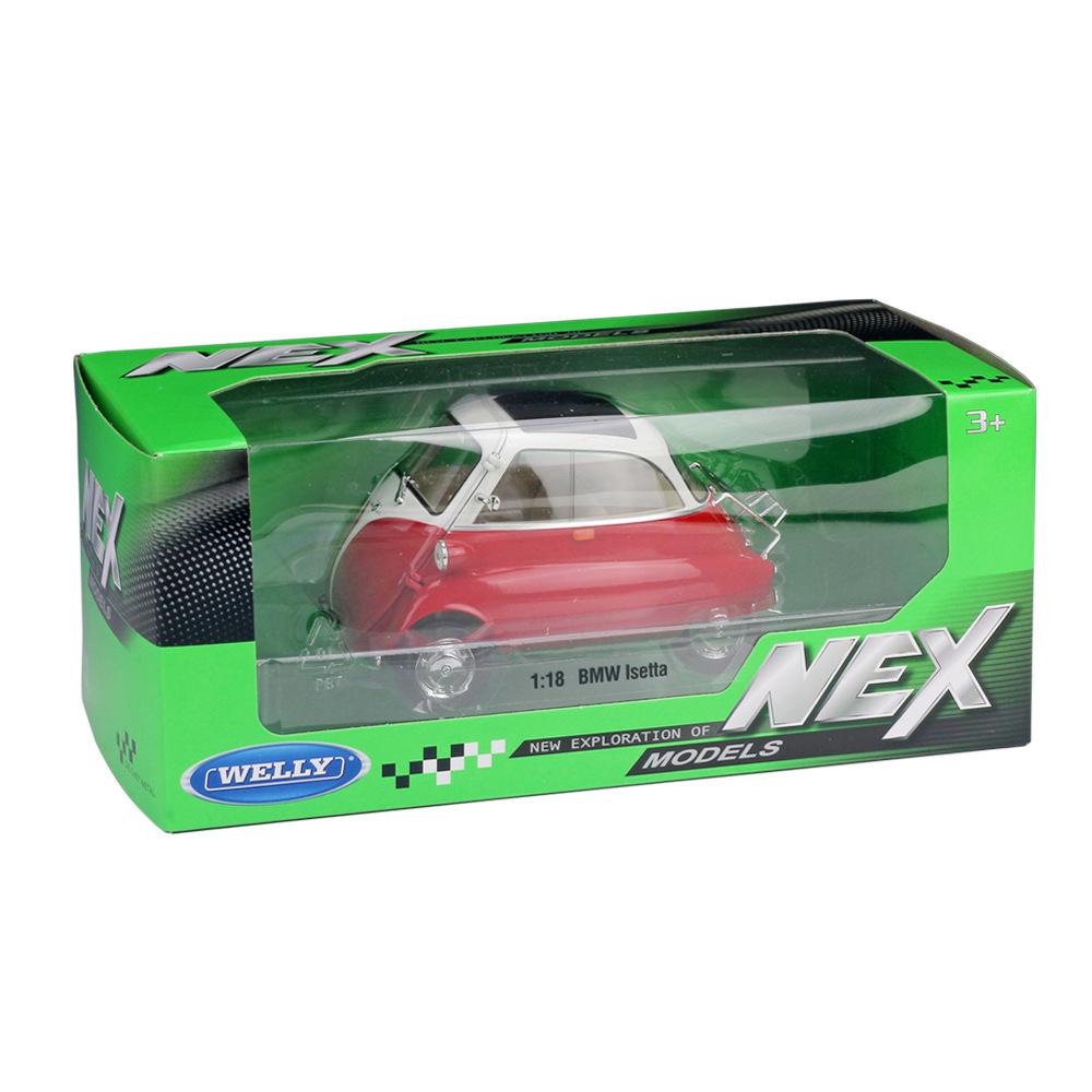 Welly 1:18 Bmw Isetta Alloy Car Model Diecasts & Toy Vehicles Collection Car Toy Boy Birthday Gifts
