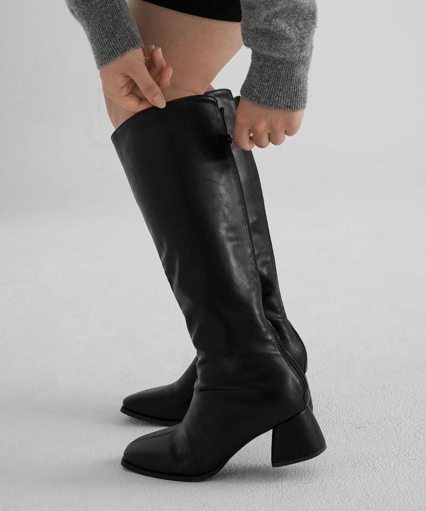 Chaakan Hardin Cutout Long Boots Bllts4F1148