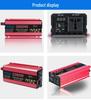 1000W-3000W Pure Sine Wave Inverter, 12V/24V to 110V/220V Home & Vehicle Power Converter