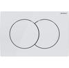 Geberit Delta 01 Flush Plate Alpine White 115107111