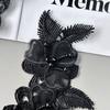 Black Embroidery Lace Pair Flower Clothing Decoration Wedding Dress Dress Embroidery Patch Patch Accessories