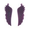 Diy Crystal Epoxy Earrings Mold Dangle Pendant Decorations Mold Three-dimensional Angel Wing Mirror Silicone Mold