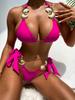 Push Up bikiny sexy dámské plavky Dámské plavky Skořápkové bikini souprava plavky mikro biquini letní plavky