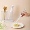 Ru Han Gradient Gray Ceramic Chopsticks (20 Pairs)