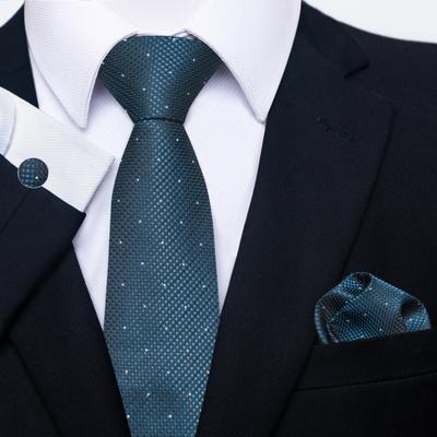 Corbata de rayas para profesionales de negocios para hombres Accesorios para trajes de boda Corbata de poliéster para hombres