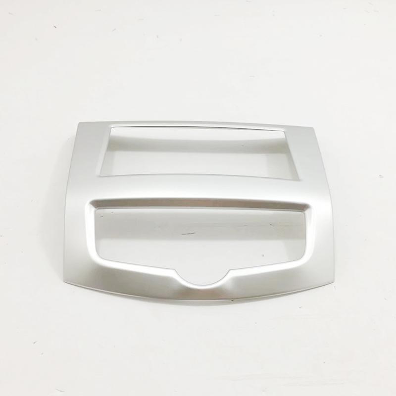 

Хромированные/углеродные автомобильные аксессуары из АБС-пластика для Nissan Navara NP300 2017-навигационная панель, кнопка переключения управления, рамка, накладка серебряный