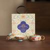 Su's Ceramic Quick Brew Travel Tea Set - Palace Lantern Design