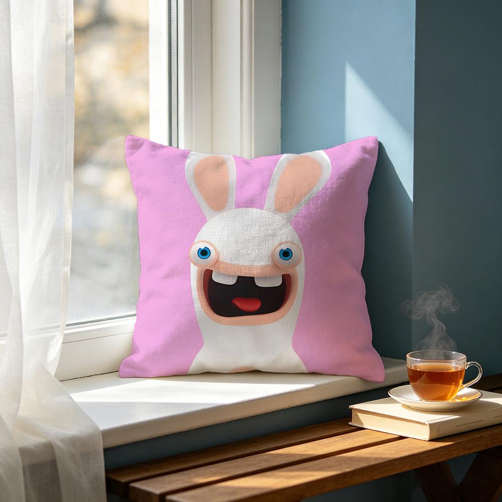 Cartoon RRabbidsing Cushion Cover Cushion Cover Set Pcs x x x Pillowcase Decorative Sofa Home Decor