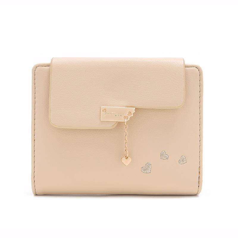 Lommebok Dame Kort Ins Kjærlighet Anheng Multi-kort Brettbar Skinnlommebok