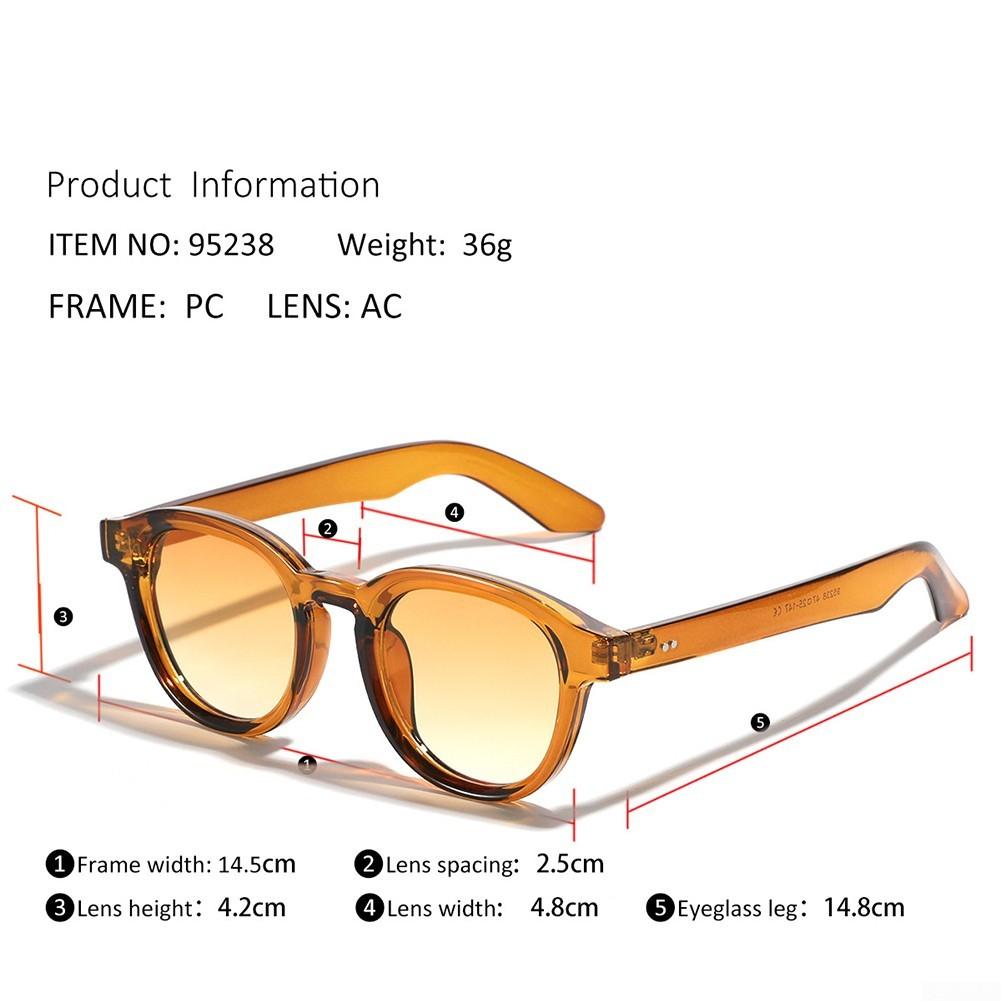 For Eyewear Glasses Outdoor Retro Round Glasses Summer