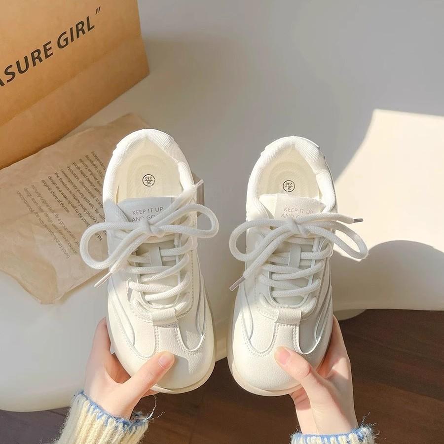 2025 spring platform German training shoes women's new fashion versatile casual sports shoes soft sole student lace-up board shoes