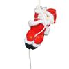 Neues Hängedekor Indoor/Outdoor Weihnachtsmann Weihnachten Ornamente Wand Fenster Hängend Kletterseil Puppe