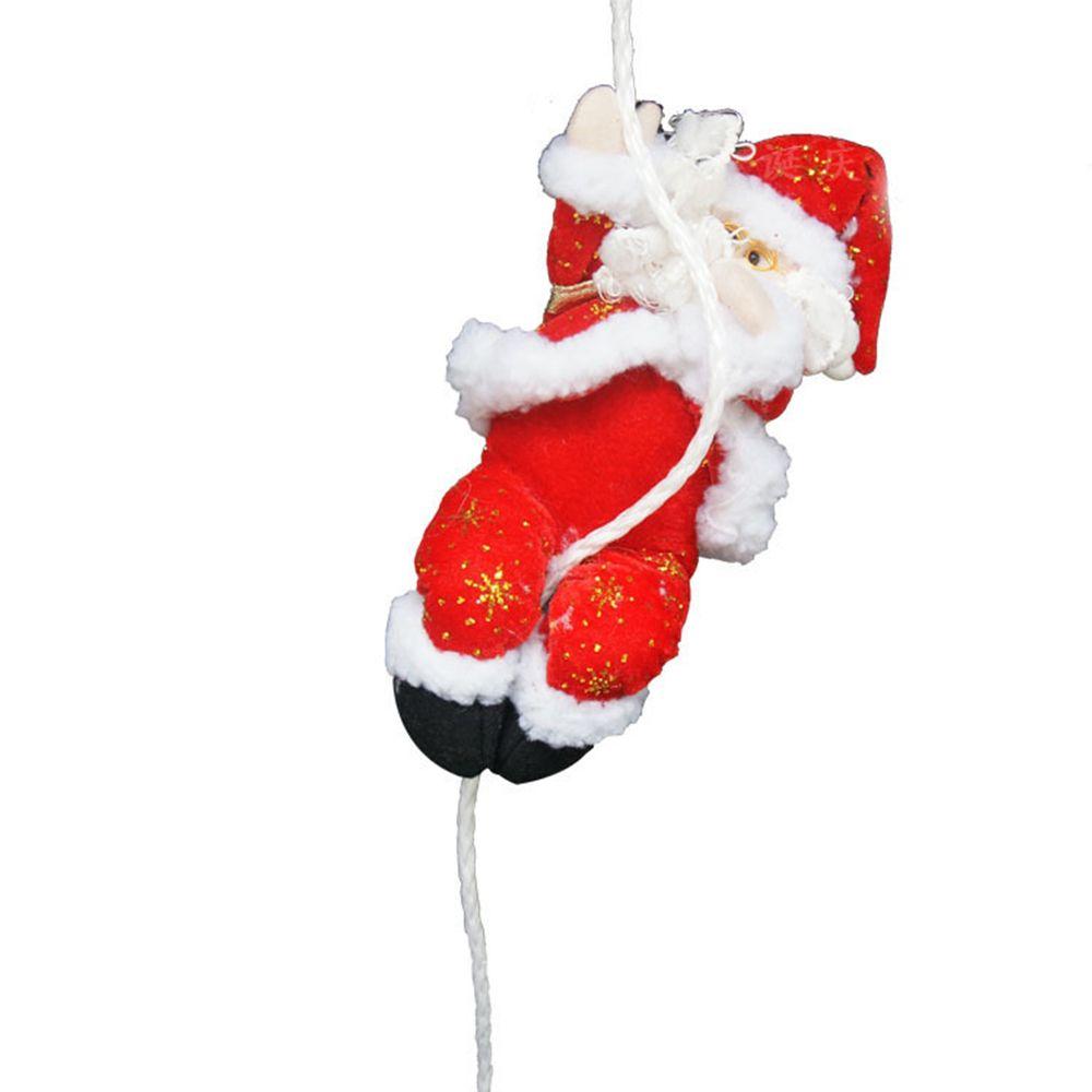

New Hanging Decor Indoor/Outdoor Santa Claus Xmas Ornaments Wall Window Hanging Climbing Rope Doll