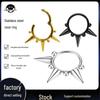 316 Stainless Steel Electroplated Four-Bead Irregular Nose Ring Stud