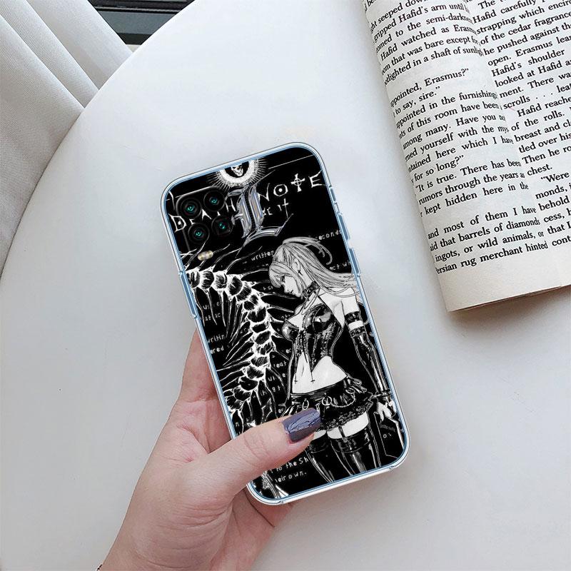 Death Note Transparent Phone Case for LG K22 K30 K40 K40S K41 K42 K50 K50S K51 K51S K52 K61 K62 K71 K92 Q61