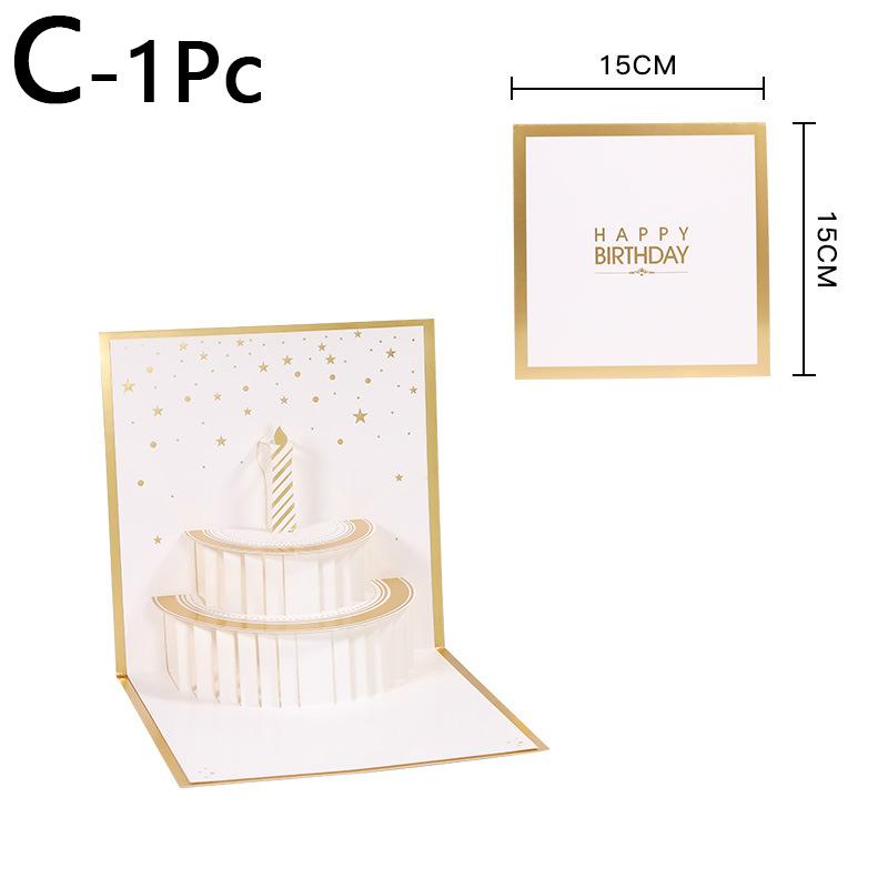 1pc Holiday 3d Pop Up Carte D Invitation Wedding Party Cartes De Vœux D Anniversaire Diy Cartes De Vœux Acheter A Prix Bas Livraison Gratuite Avis Reels Avec Des Photos Joom