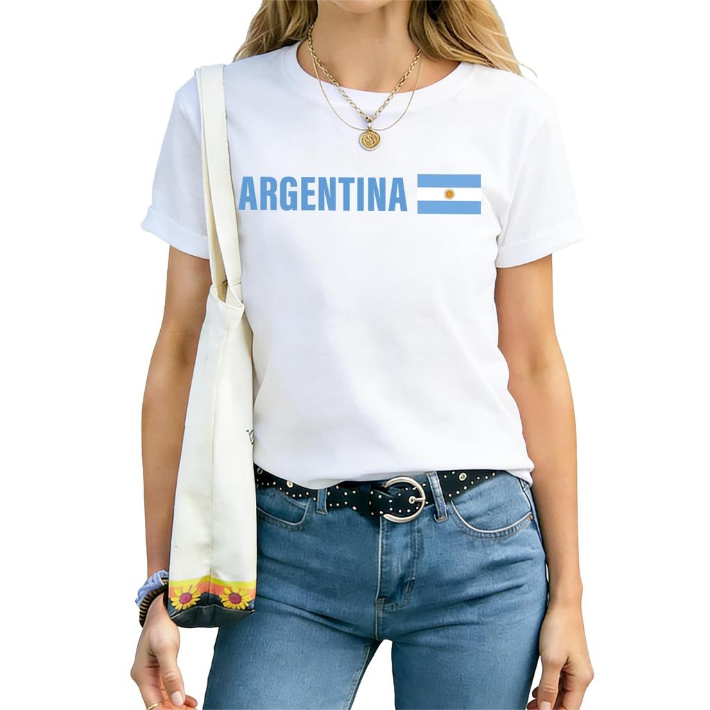 T-shirt con Bandiere dei Paesi del Mondo Maglietta Patriottica per Uomo Donna Casual Girocollo Manica Corta Maglietta Grafica Top