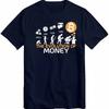 Evolution Of Money Bitcoin Crypto Graphic Tee