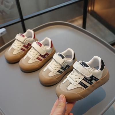 Children's Fashion Anti-kick Classic Low-top Board 2024 Season New Korean Version of Boys and Girls Color Matching Casual Shoes