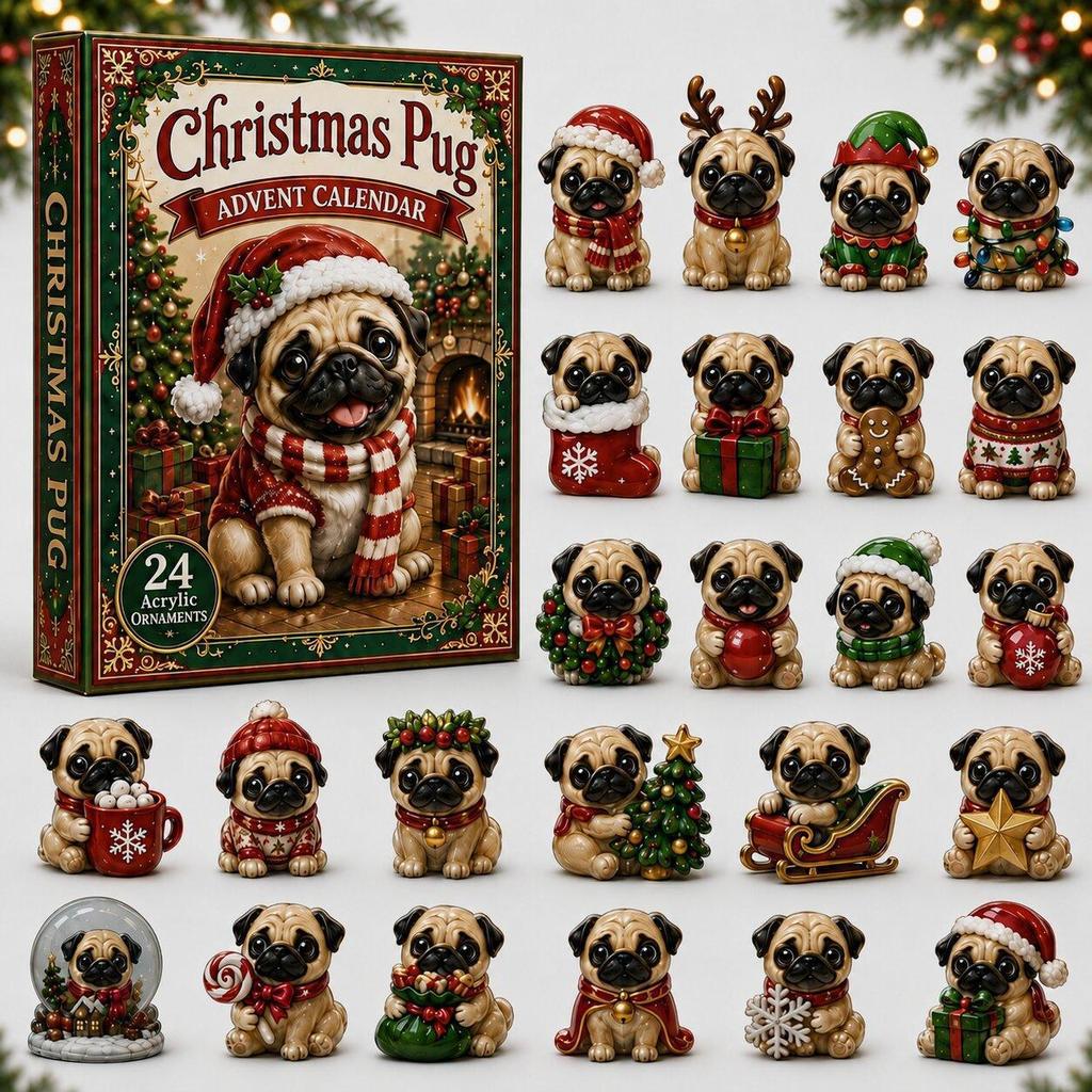 Weihnachts-Adventskalender 2026 – Feiertags-Blindbox-Kalender im Tier-Thema