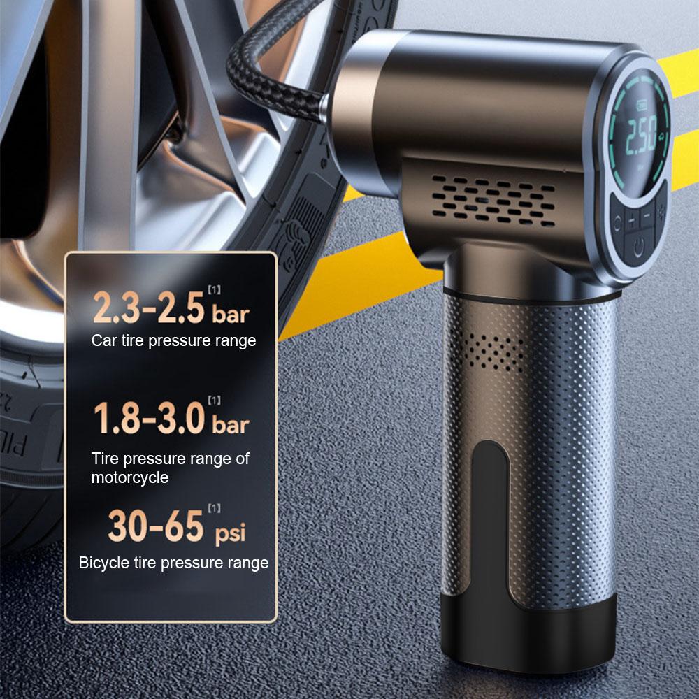 Wireless 150PSI Tire Accessories for Car Motorcycle Bike Tire Boat Ball Smart Car Tire Air Pump Car Air Compressor Electric Portable