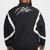 Nike Icon Retro Sports Stand Collar Zipper Design Color Block Logo Print Long Sleeve Jacket Men jackets Black White FZ0248-010