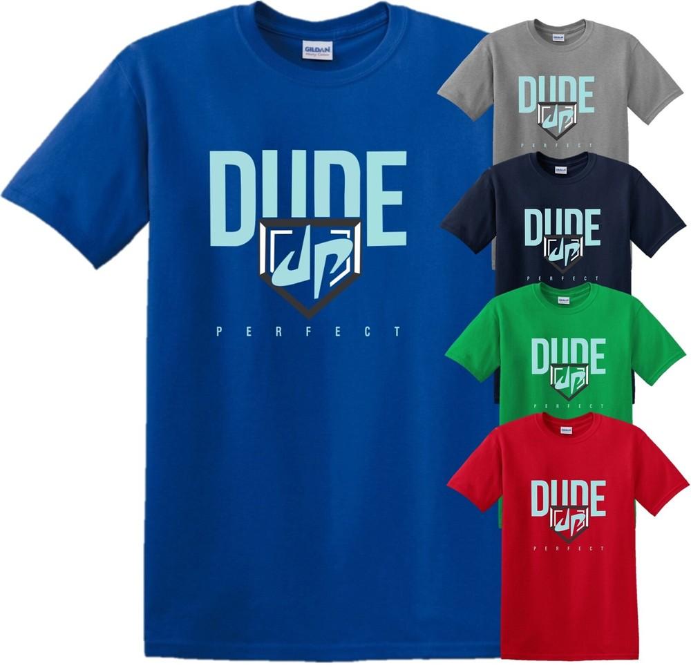 

Dude Perfect Inspired Top Youtuber Childrens Gaming Kids Boys Girls T Shirt L