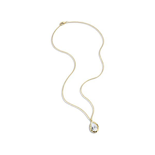 18k Gold Plated Cross & Zirconia Water Drop Necklace for Women - European & American Style, Clavicle Chain, High-End Feel