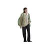 Uniqlo X JW Anderson Kollaboration SS25 Einfarbige Stickerei Logo Reißverschluss Lockerer Fit Hoodie Unisex Hoodies Grün 476229-53