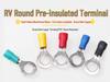 Pre-Insulated Circular Crimp Terminal Lugs – Copper Wire, 1000 Pack
