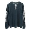 anvil Cross Print Long sleeve T-shirt S Navy Ron T Men's Used