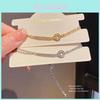 Geometric Zircon Circle Jewelry For Women With Elegant Brass And Crystal Design