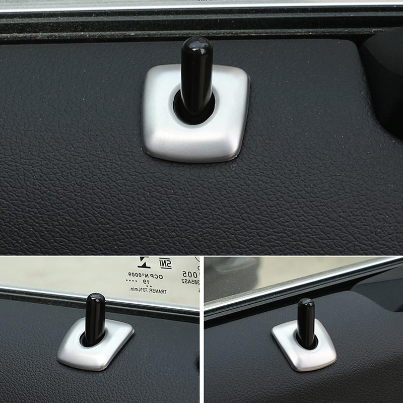 4 bucăți pentru stilul mașinii știft pentru ușă, șuruburi decorative, cercuri, autocolante interioare cu paiete, accesorii auto pentru BMW Seria 3 G20